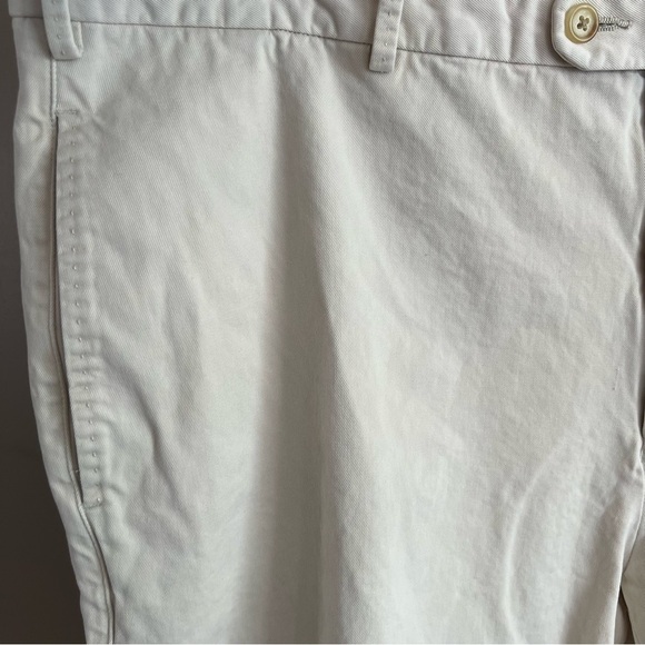 Peter Millar Shorts Mens 40 Beige Winston Washed Twill Pima Cotton Golf Chino - Picture 4 of 15